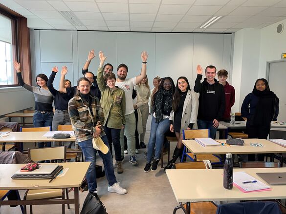 Second cohort of students at Bordeaux University