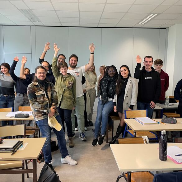 Second cohort of students at Bordeaux University
